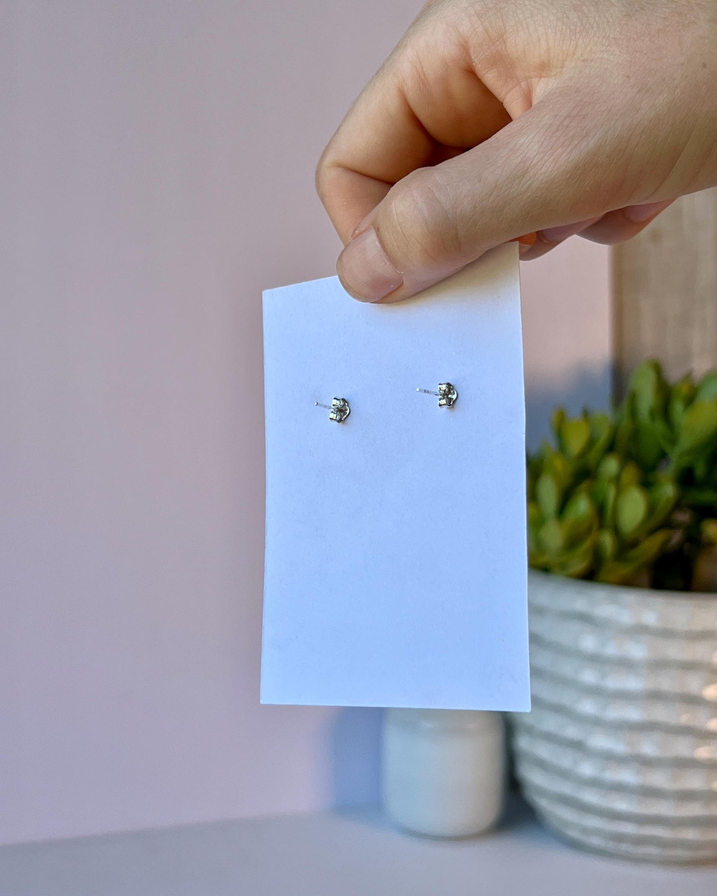 Mixed Gemstone Sterling Silver Earring Set Colorful Minimalist Boho Style