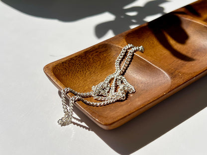 Sterling Silver Curb Chain Necklace 3.15mm Width Magnetic Clasp Multiple Size Options