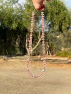 Aquamarine & Seed Bead Necklace
