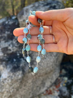 Larimar & Sterling Silver Necklace