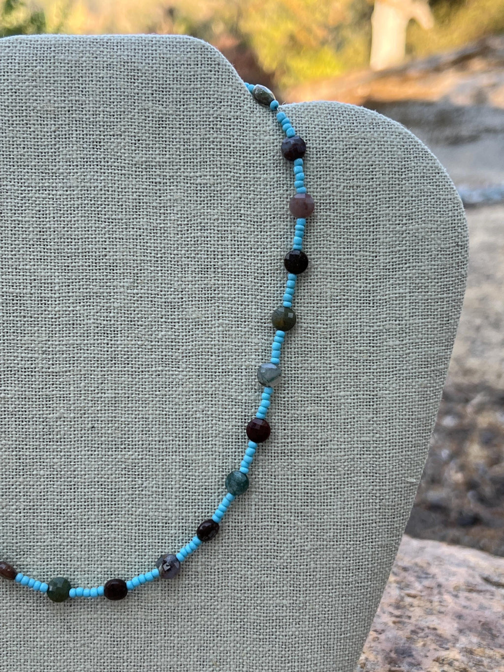Jasper Gemstone Necklace