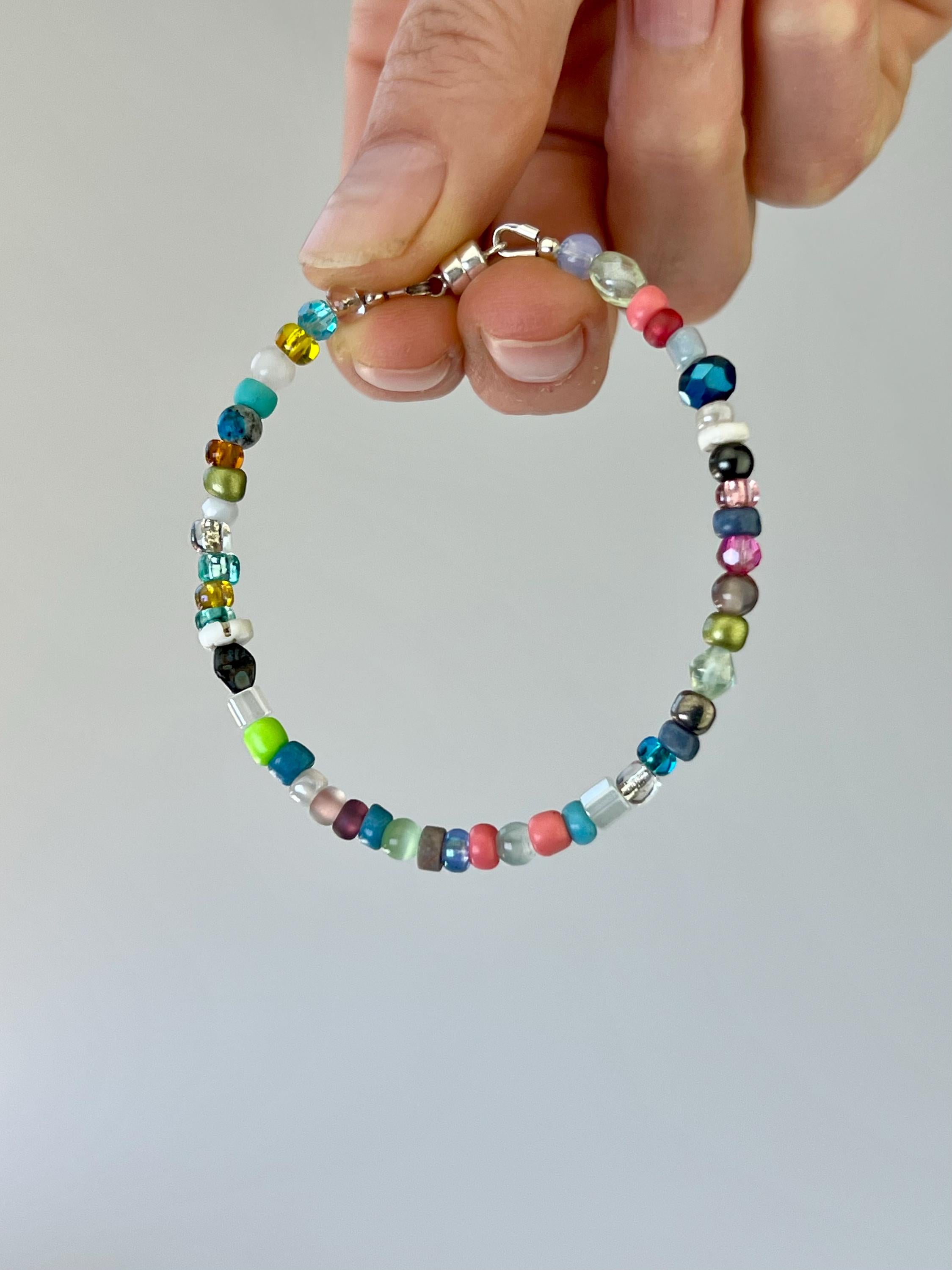 Multi Color Beaded Bracelet