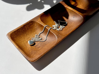 Sterling Silver Heart Pendant Necklace 1.9mm Chain Magnet Clasp Closure Minimalist Everyday Jewelry