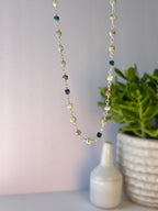 Gemstone & Sterling Silver Handcrafted Necklace
