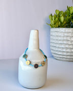 Floral Beaded Bracelet