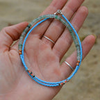 Green Aventurine & Seed Bead Necklace