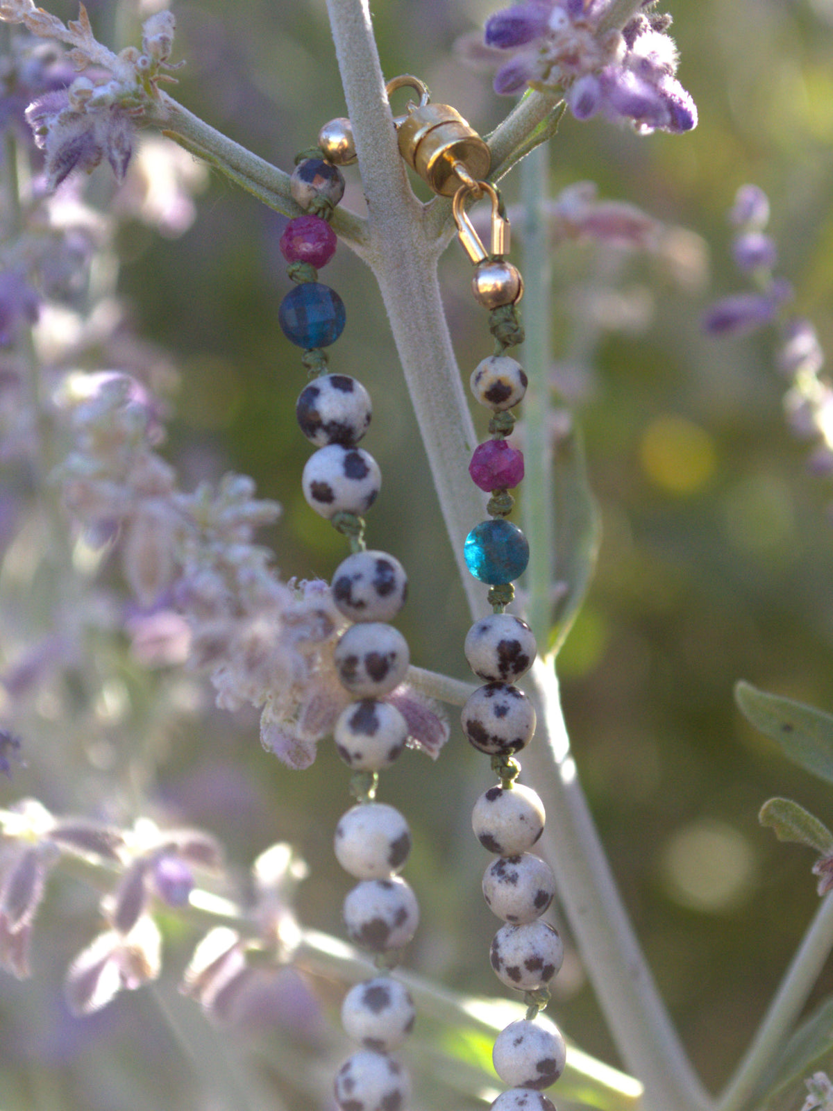 Dalmatian Jasper Gemstone Bracelet
