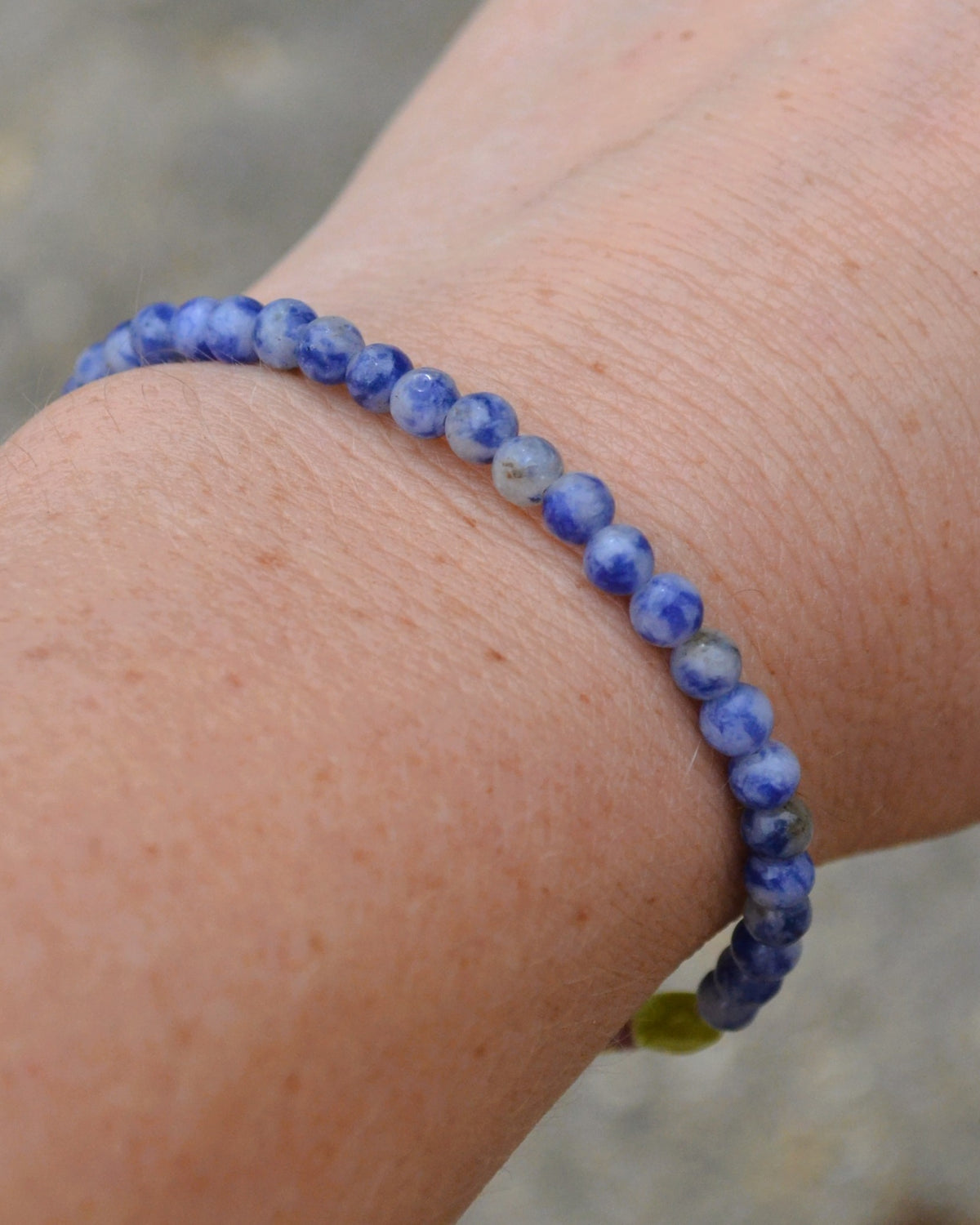 Denim Lapis Bracelet