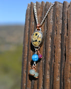Dalmatian Jasper & Sterling Silver Necklace
