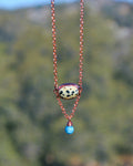 Dalmatian Jasper & Copper Necklace