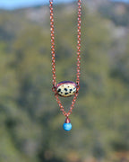 Dalmatian Jasper & Copper Necklace