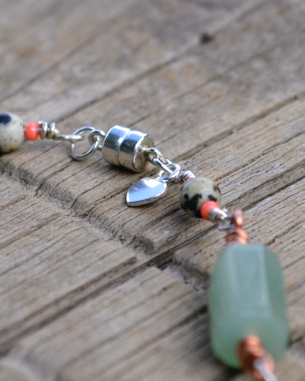 Apatite & Sterling Silver Necklace