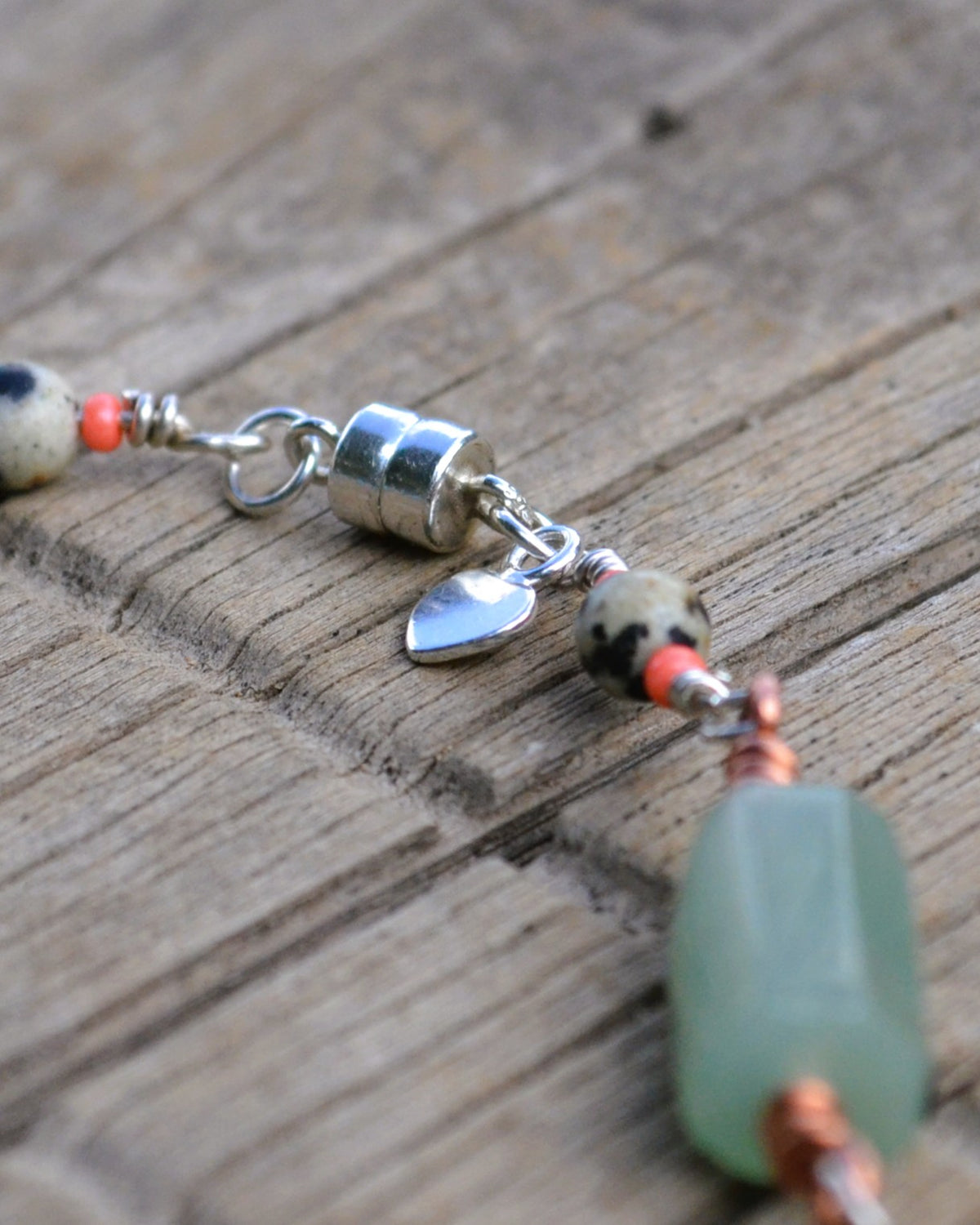 Apatite & Sterling Silver Necklace