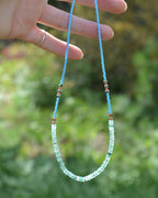 Green Aventurine & Seed Bead Necklace