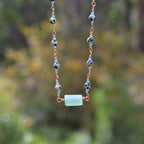 Aventurine & Dalmatian Jasper Copper Necklace