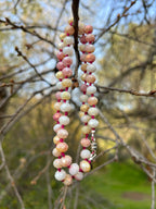 Hand-Knotted Glass Bead Necklace