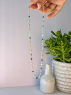 Gemstone & Sterling Silver Handcrafted Necklace