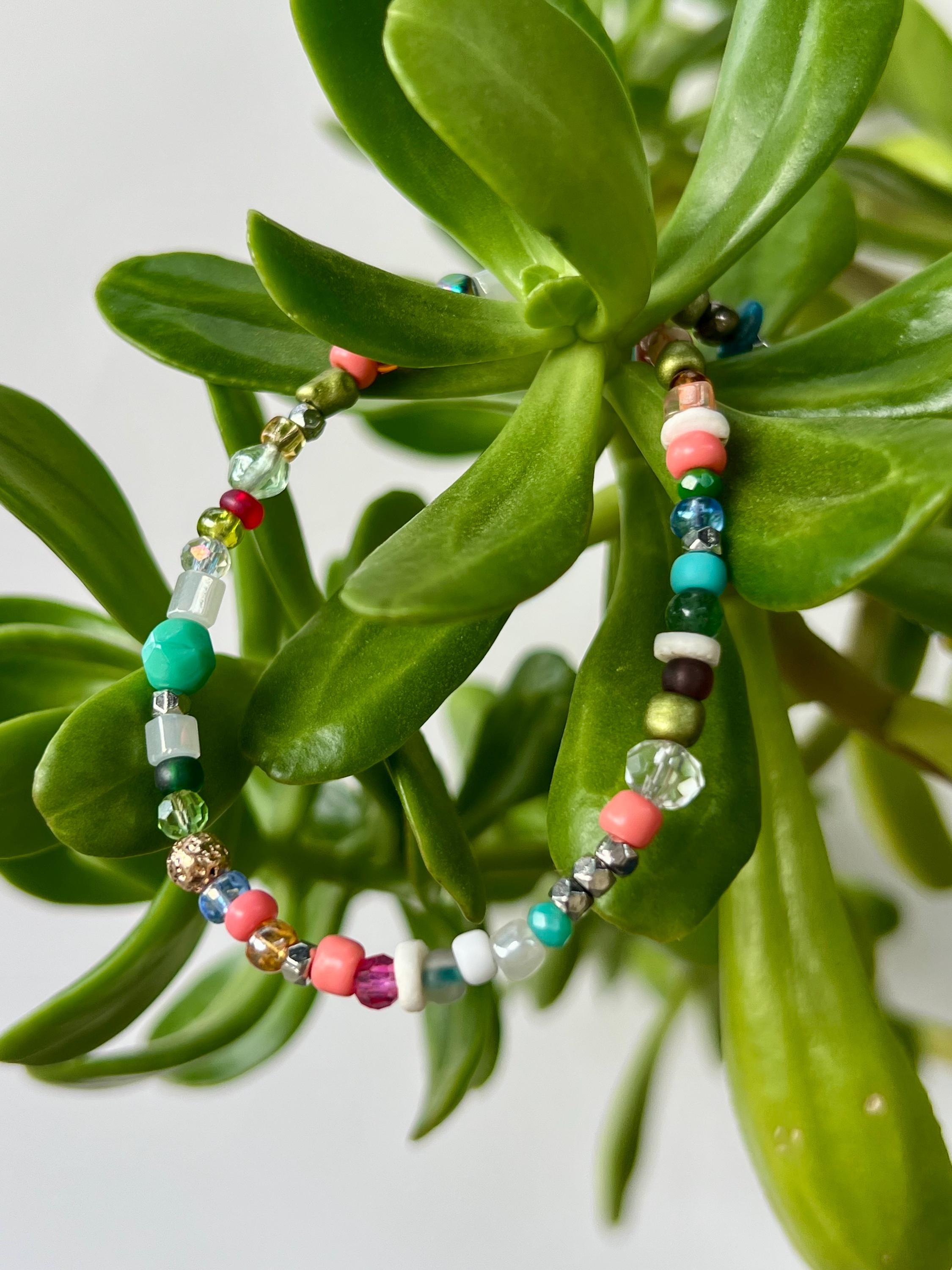 Multi Color Beaded Necklace