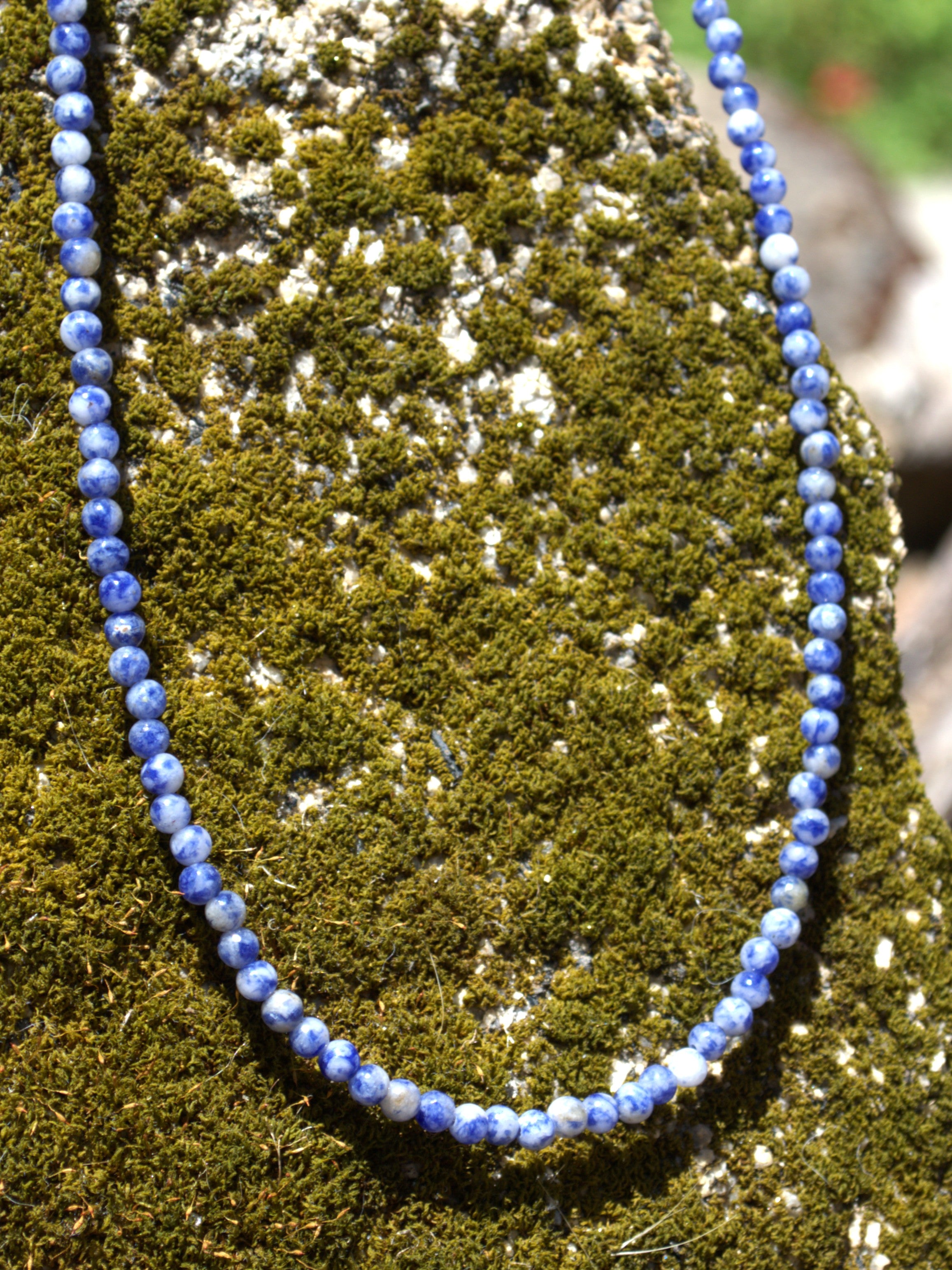 Denim Lapis Necklace