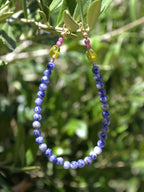 Denim Lapis Bracelet