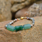 Aventurine & Dalmatian Jasper Bracelet