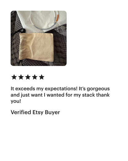 Delicate Gemstone and Seed Bead Choker Sterling Silver Magnetic Closure Necklace Minimalist Boho Style