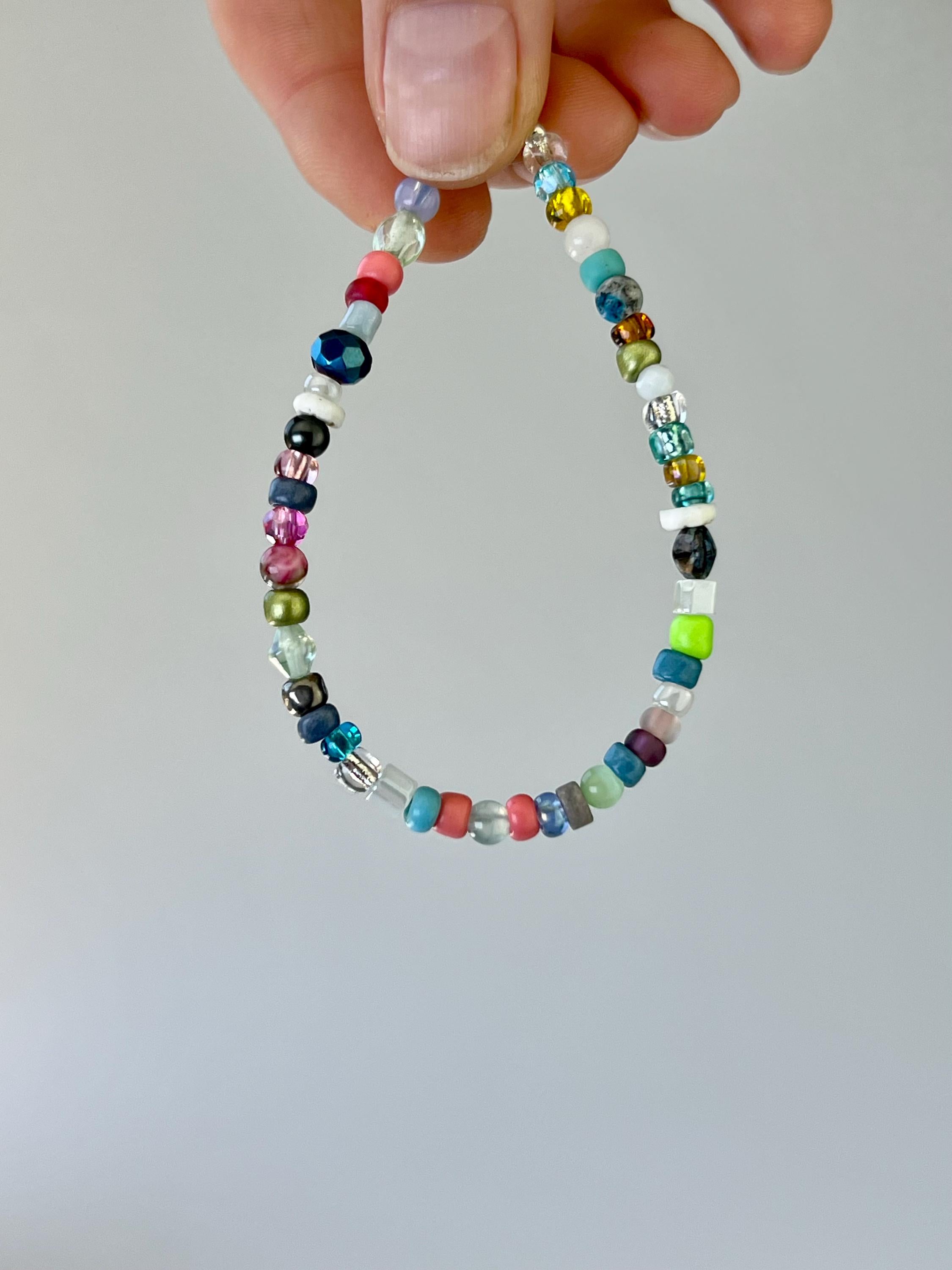 Multi Color Beaded Bracelet
