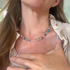 Multi Color Beaded Necklace
