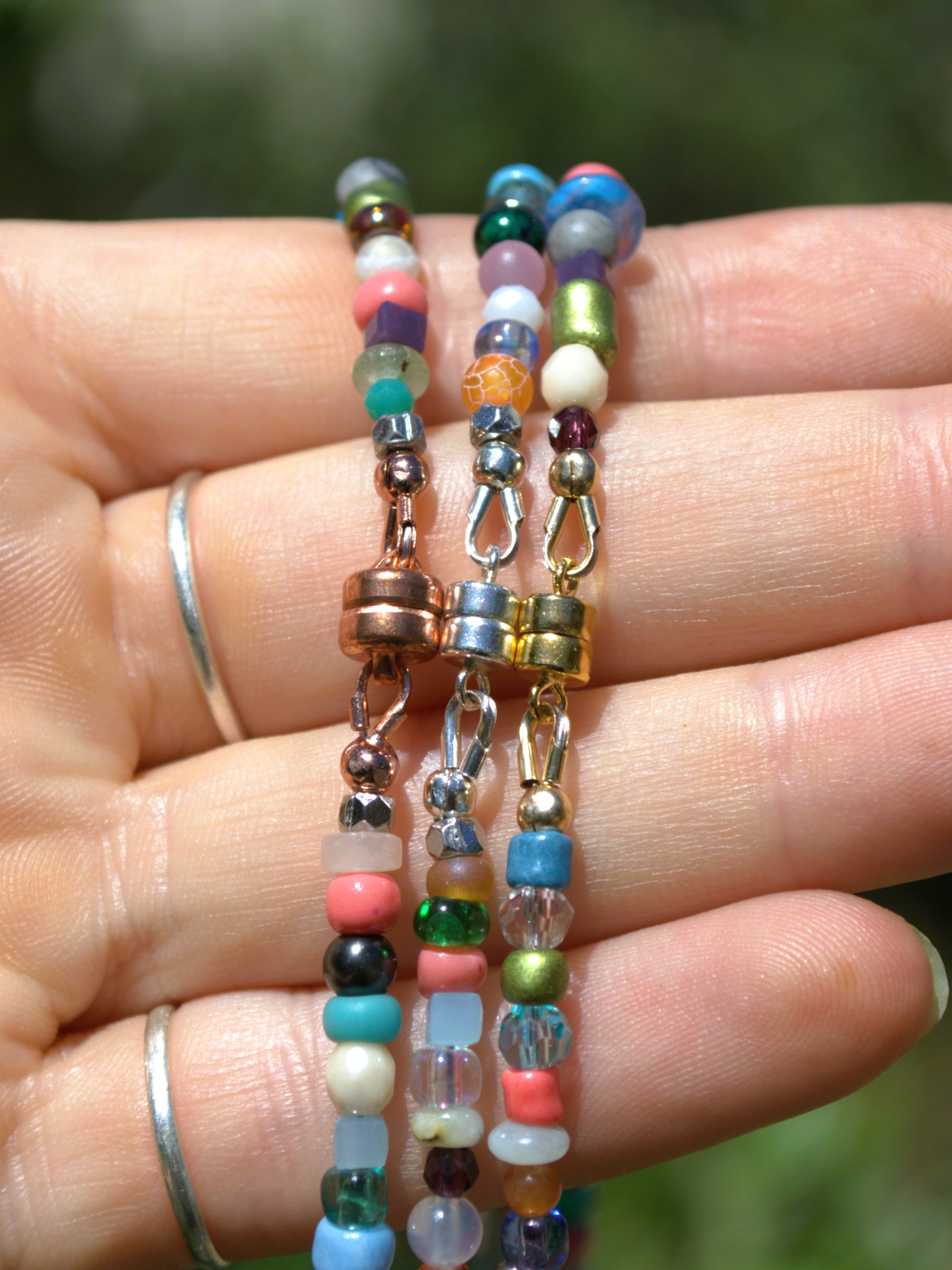 Multi Color Beaded Necklace